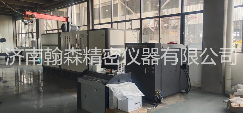 汽車車輪徑向載荷疲勞試驗機客戶現(xiàn)場交付使用