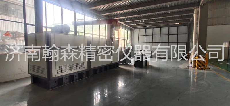 汽車車輪徑向載荷疲勞試驗機客戶現(xiàn)場交付使用